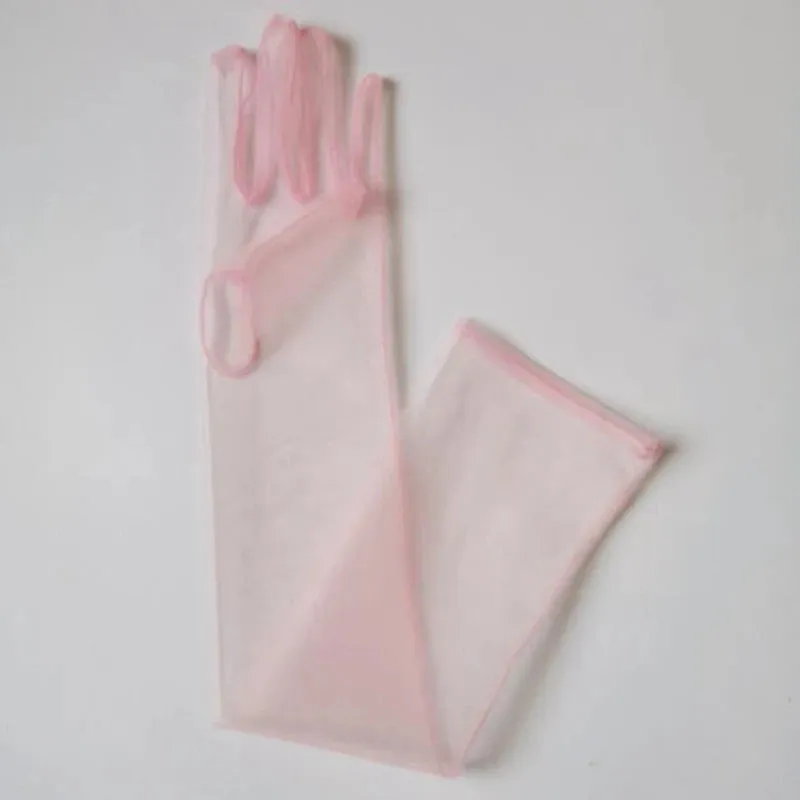 Sheer Elbow Length Gloves