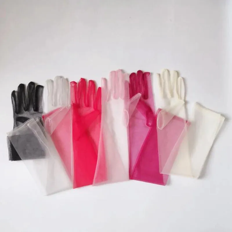 Sheer Elbow Length Gloves