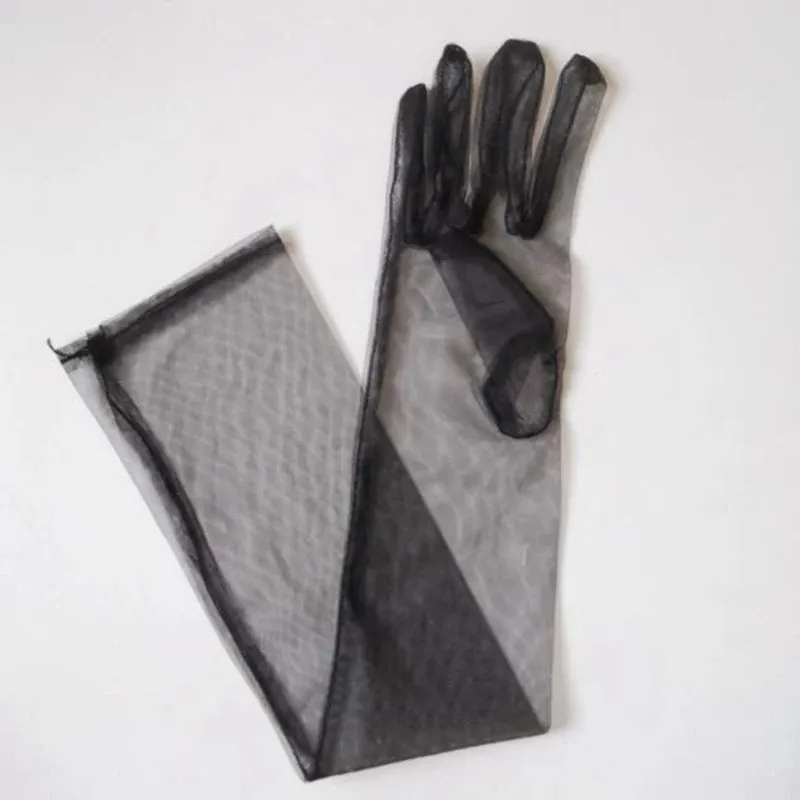 Sheer Elbow Length Gloves