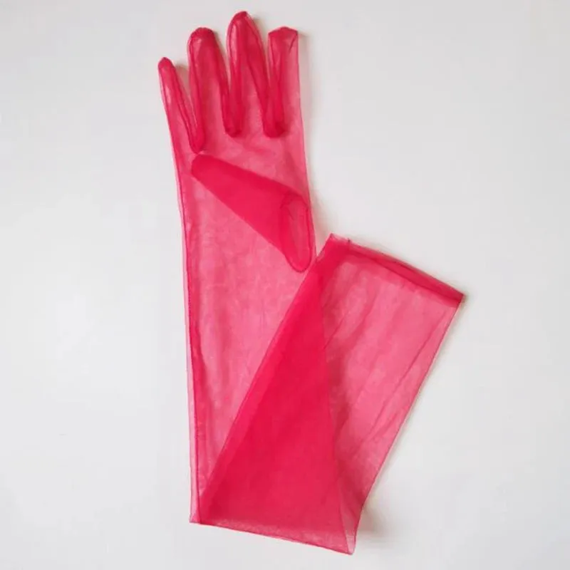 Sheer Elbow Length Gloves