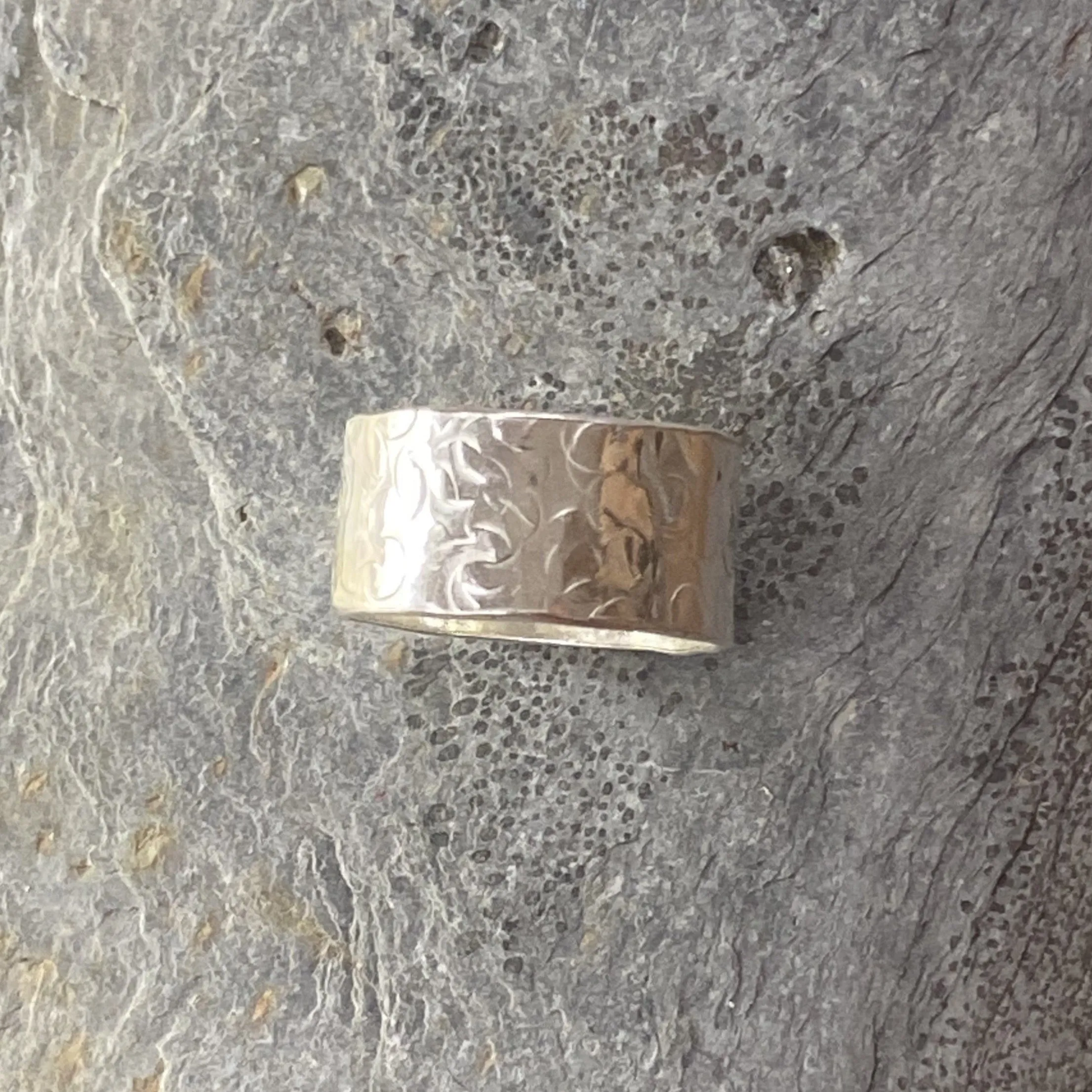 Silver Wide Band Ring