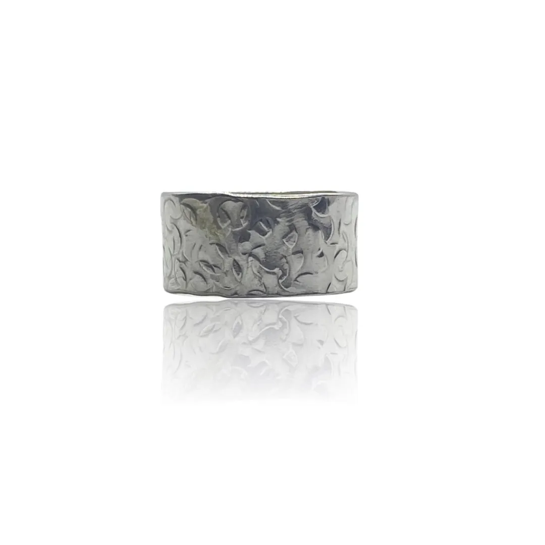 Silver Wide Band Ring