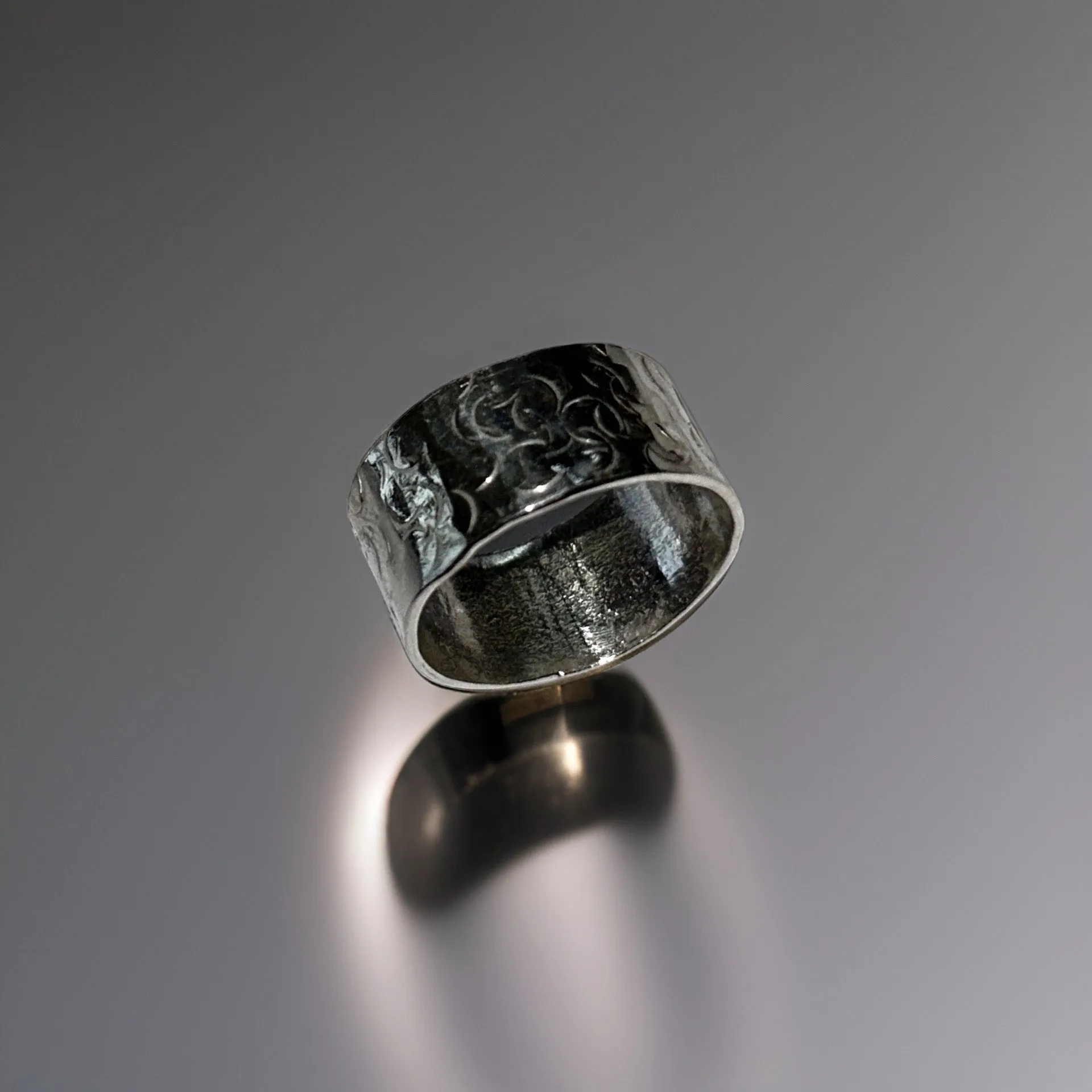 Silver Wide Band Ring