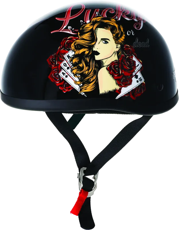 Skid Lids Lucky Lady Original Helmet - Medium