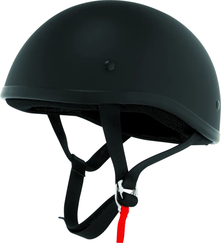 Skid Lids Original Helmet Flat Black - Medium