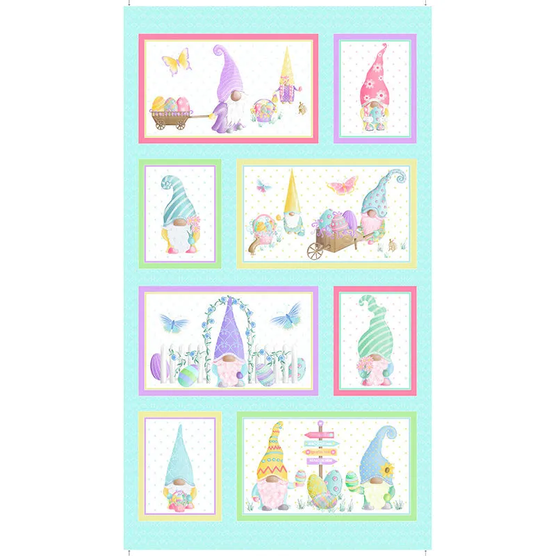 Spring Garden Gnomes - Easter Gnome Multi Panel