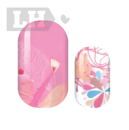 Spring Pomegranate Nail Wraps