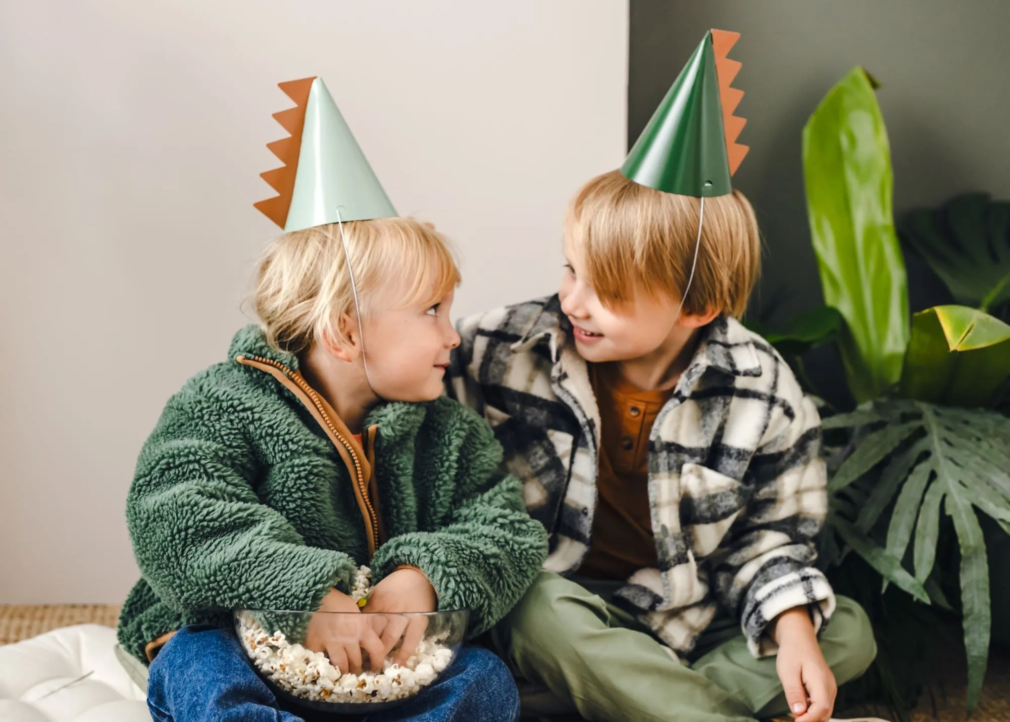 Stegosaurus Dinosaur Themed Party Hats