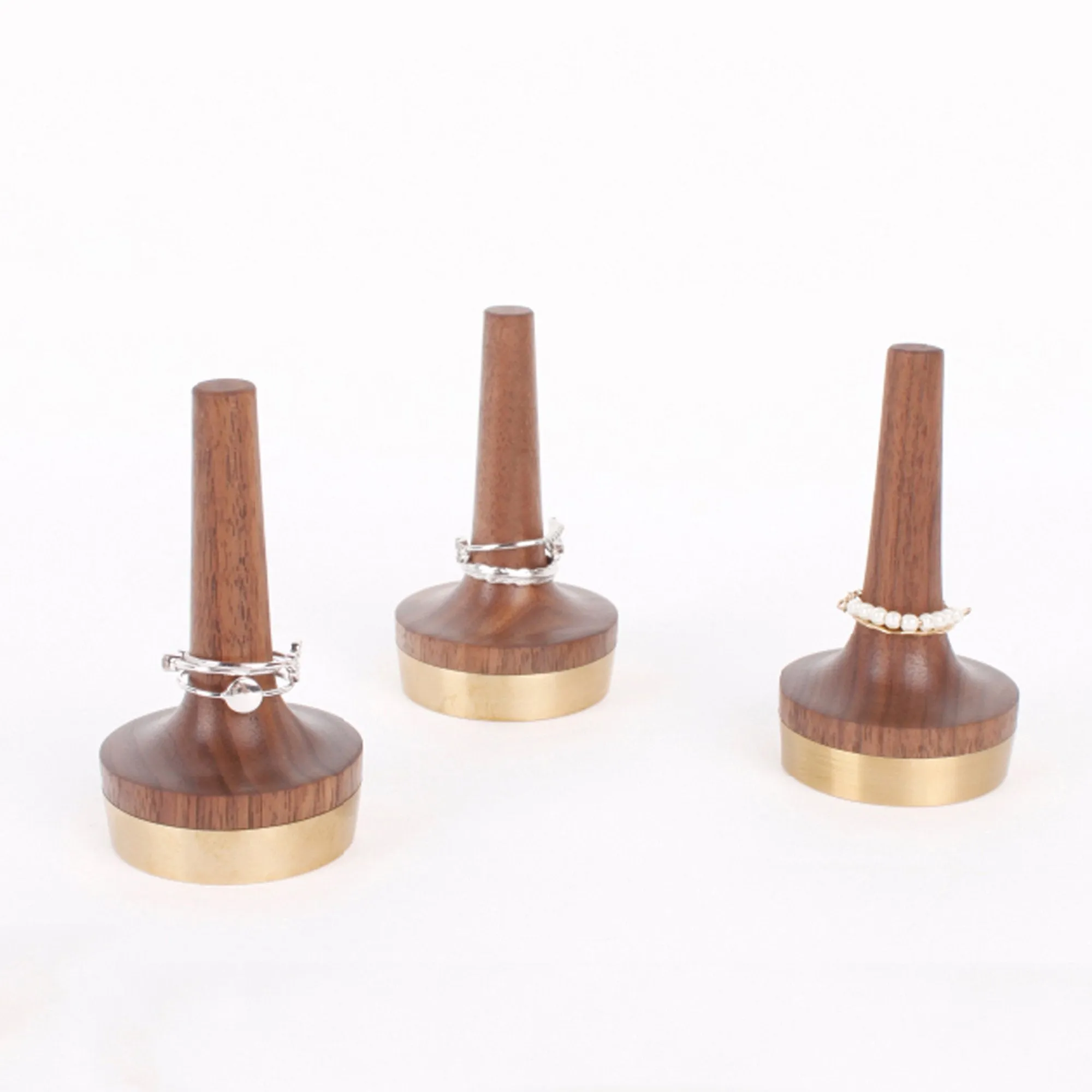 The Decent Living US Walnut Wood Ring Holder