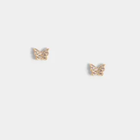 Tiny Butterfly Studs