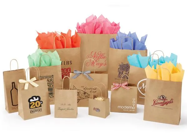 Varnish Stripe Shopping Bags