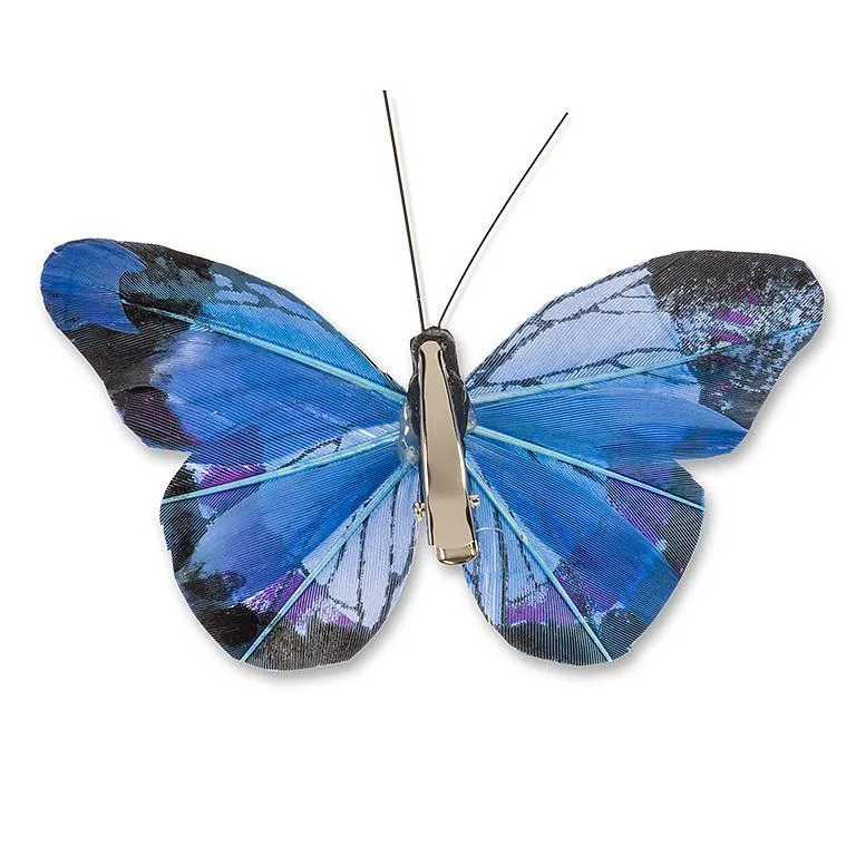 Vibrant Coloured Butterfly Clip